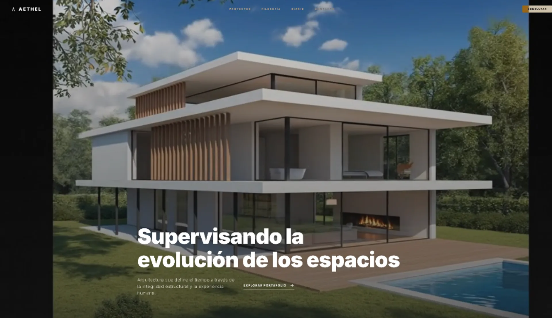 AETHEL: Blindaje Digital para un Estudio de Arquitectura Premium