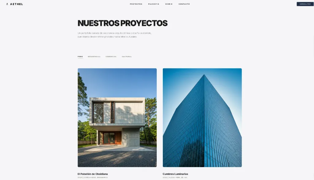 Portafolio interactivo optimizado para cerrar reuniones B2B