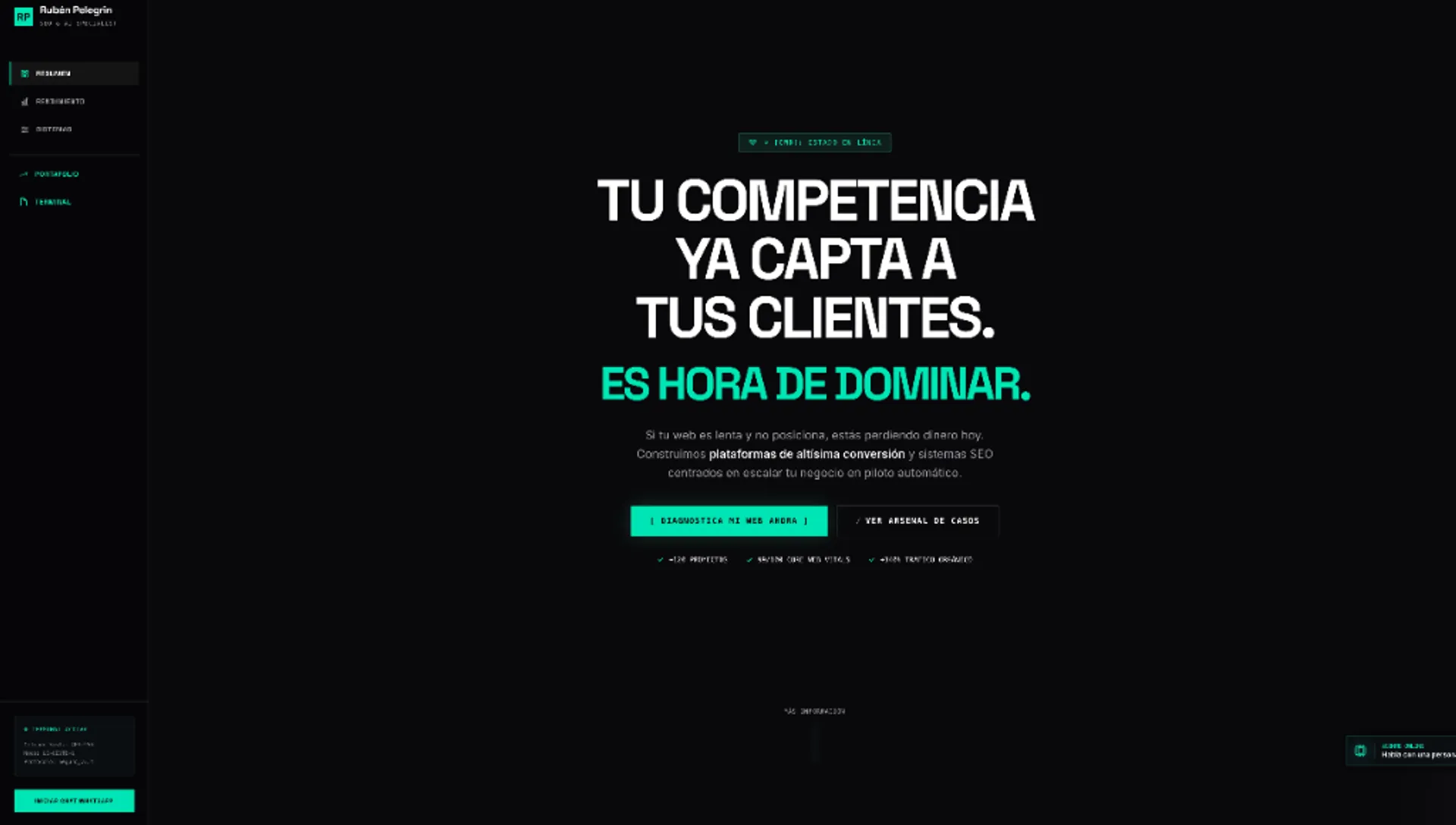 Rubén Pelegrín: Activo Digital como Prueba de Concepto SEO