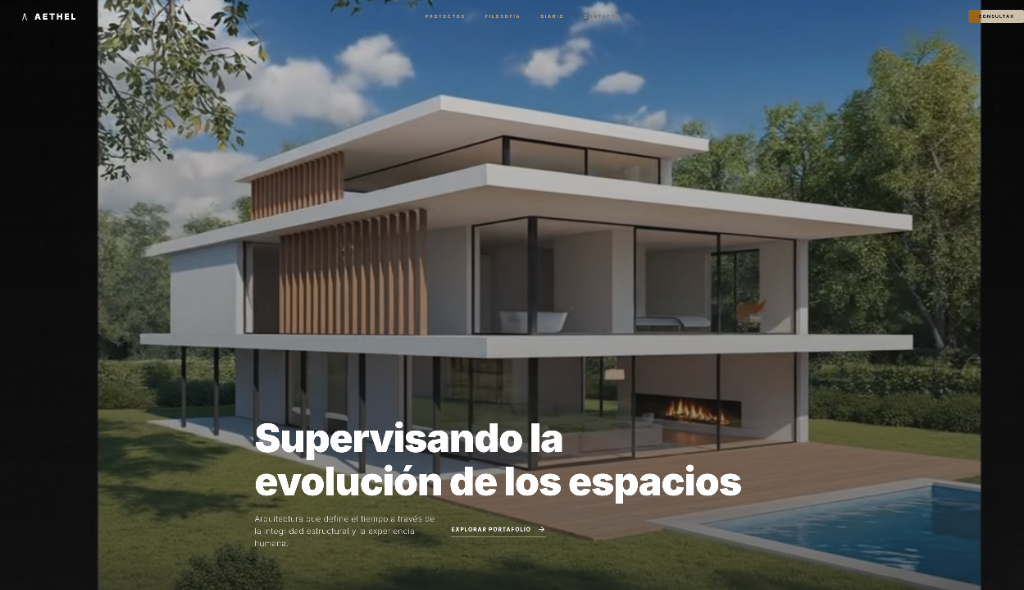AETHEL: Blindaje Digital para un Estudio de Arquitectura Premium